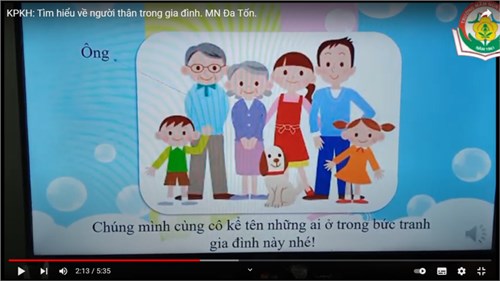 Gia đình bé có những ai? - Giáo viên: Đặng Thị Minh Ái